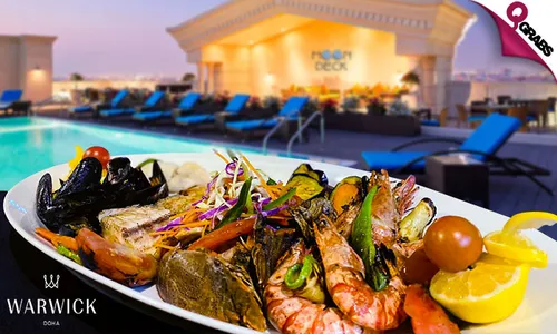 Thursday Seafood Tabletop Dinner Buffet at Warwick Doha Hotel!
